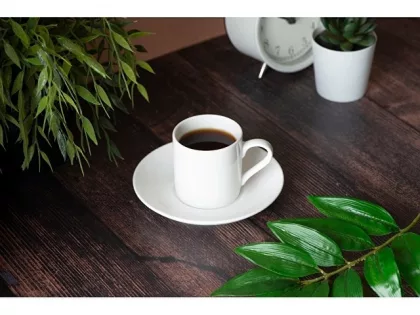 Кофейная пара прямой формы Espresso, 100мл, белый, фото 7