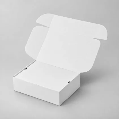 Коробка подарочная Zand XL белая с вкладкой, белый, фото 1