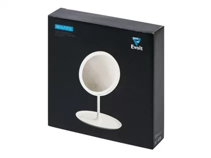 Косметическое зеркало с LED-подсветкой "Beautific", белый, фото 15
