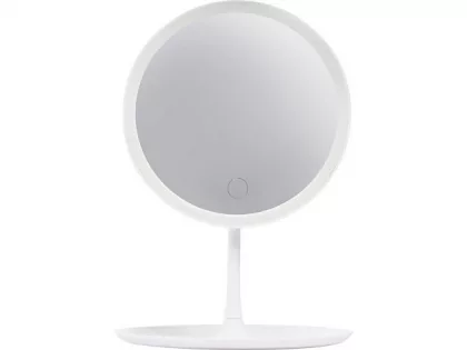 Косметическое зеркало с LED-подсветкой "Beautific", белый, фото 6