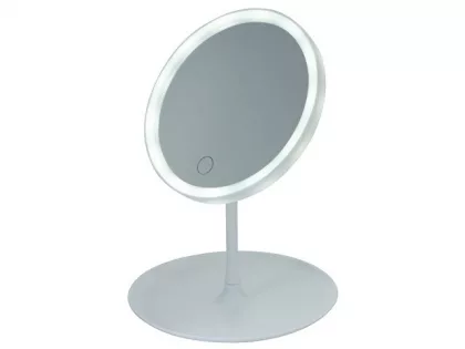 Косметическое зеркало с LED-подсветкой "Beautific", белый, фото 12