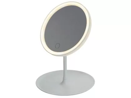 Косметическое зеркало с LED-подсветкой "Beautific", белый, фото 13