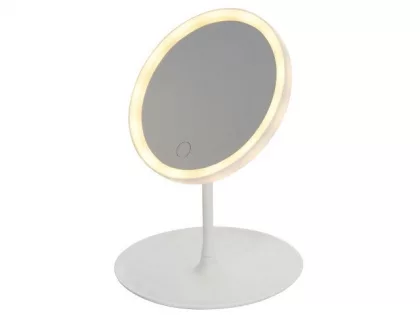 Косметическое зеркало с LED-подсветкой "Beautific", белый, фото 14