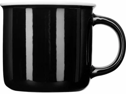 Кружка с каймой "Countryside M", черный 410ml, фото 3