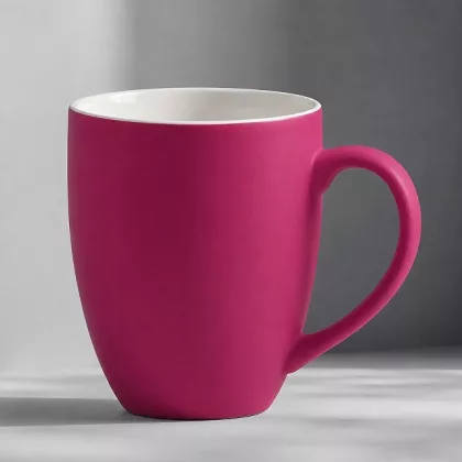 Кружка с покрытием soft-touch “Tulip Gum”, фуксия