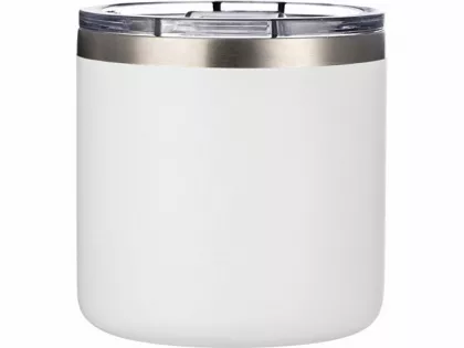 Кружка стальная Alaska с крышкой слайдером, powder coating, белый, фото 5