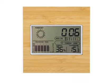 Метеостанция из бамбука "Moscow Heat" (P), фото 3