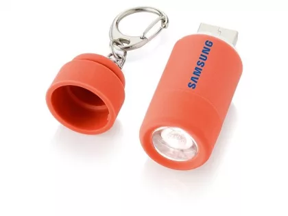 Мини-фонарь "Avior" с зарядкой от USB, красный, фото 2