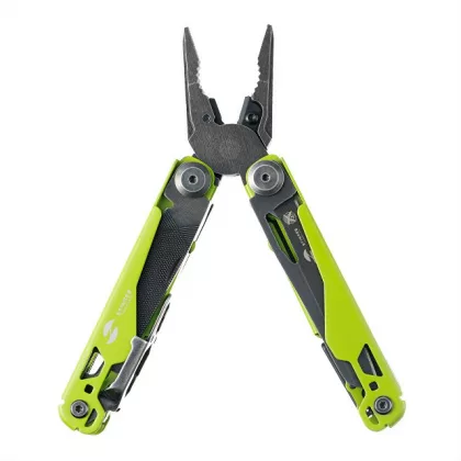 Мультитул Stinger, 107 х 19 мм, 19 функций, сталь, салатовый корпус, стоунвош, в картонной коробке, в комплекте нейлоновый чехол, фото 4