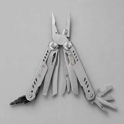 Мультитул Stinger, 110 х 27 мм, 23 функции, сталь, серебристый, в картонной коробке, в комплекте нейлоновый чехол, фото 1