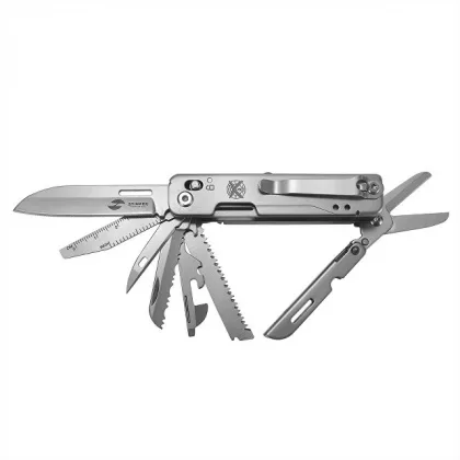 Мультитул Stinger, 92 х 30 мм, 15 функций, нержавеющая сталь, серебристый, в картонной коробке, фото 2