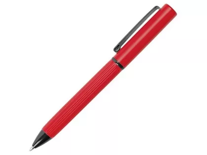Набор блокнот в гибкой обложке А5 и металлическая шариковая ручка "Nabokov", красный, фото 9