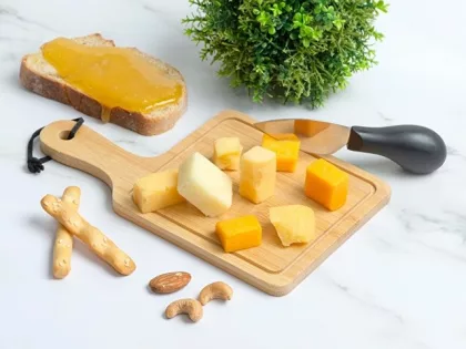 Набор для сыра из бамбуковой доски и ножа Bamboo collection "Pecorino", фото 3