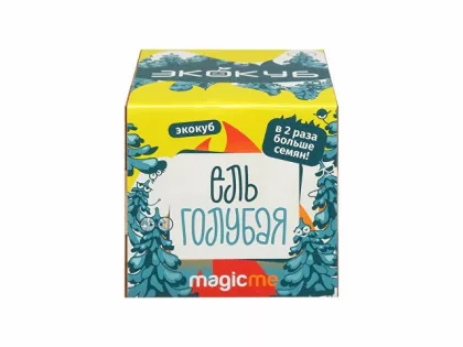 Набор для выращивания "Экокуб Magicme "Ель Голубая", фото 3