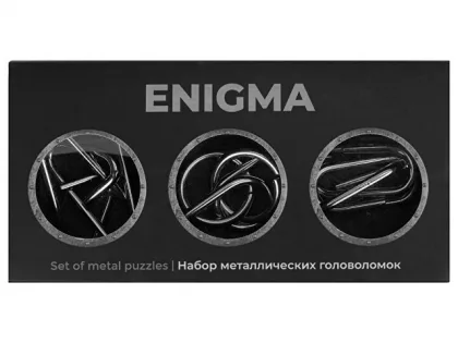 Набор из 3 металлических головоломок в мешочках «Enigma», фото 6