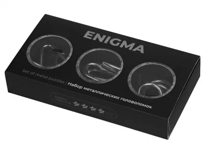 Набор из 3 металлических головоломок в мешочках «Enigma», фото 7