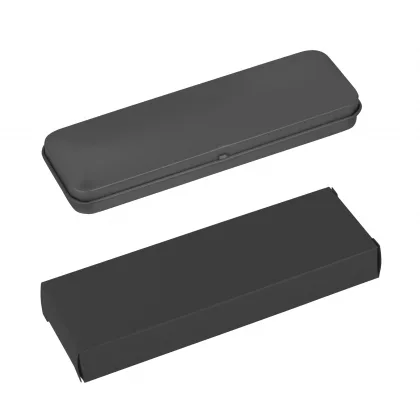 Набор "Ray" (ручка+карандаш), покрытие soft touch, черный с золотом, фото 5