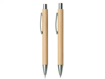Набор ручка и механический карандаш "Tender bamboo", натуральный, фото 4