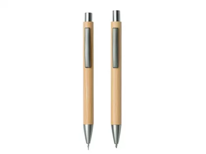 Набор ручка и механический карандаш "Tender bamboo", натуральный, фото 3