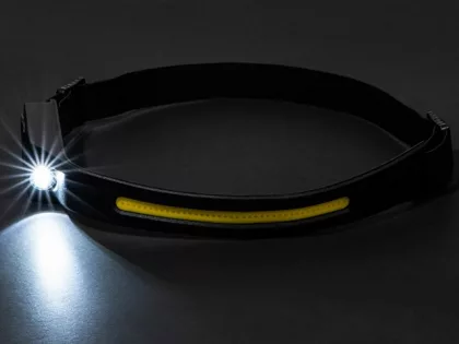 Налобный фонарь 2-в-1 c управлением жестами "Spacelight", черный, фото 6