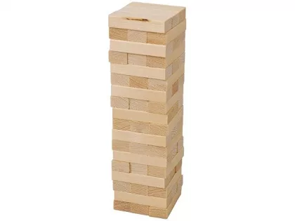 Настольная игра из дерева "Башня" в деревянной коробке, фото 2
