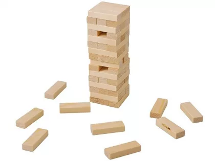 Настольная игра из дерева "Башня" в деревянной коробке, фото 3