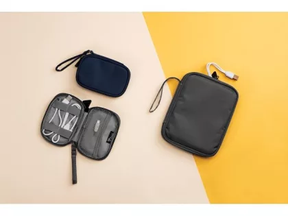 Органайзер для проводов и электроники "Keep Organized M", темно-серый, фото 7