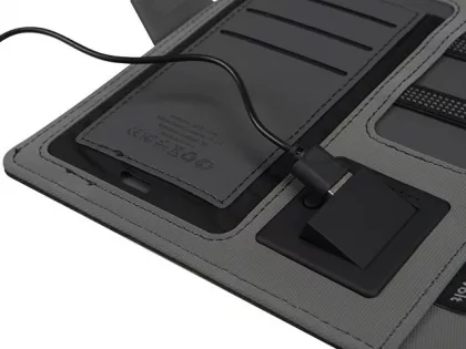 Органайзер с беспроводной зарядкой 5000 mAh "Powernote", светло-серый, фото 7