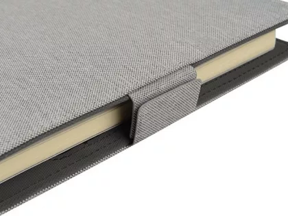Органайзер с беспроводной зарядкой 5000 mAh "Powernote", светло-серый (P), фото 8