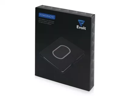 Органайзер с беспроводной зарядкой 5000 mAh "Powernote", светло-серый (P), фото 15