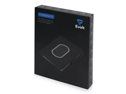 Органайзер с беспроводной зарядкой 5000 mAh "Powernote", темно-серый, фото 15