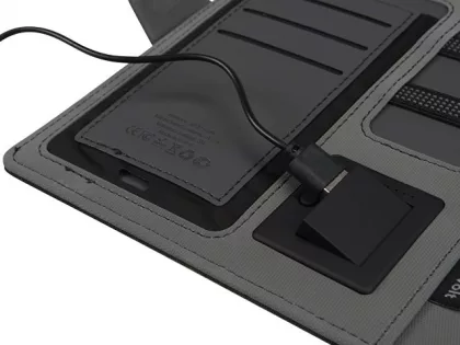 Органайзер с беспроводной зарядкой 5000 mAh "Powernote", темно-серый, фото 7