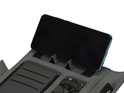 Органайзер с беспроводной зарядкой 5000 mAh "Powernote", темно-серый (P), фото 13