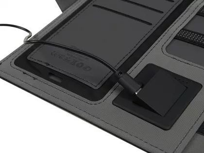 Органайзер с беспроводной зарядкой 5000 mAh "Powernote", темно-серый (P), фото 6