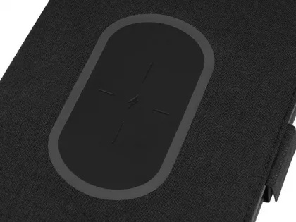 Органайзер с беспроводной зарядкой 5000 mAh "Powernote", темно-серый (P), фото 9