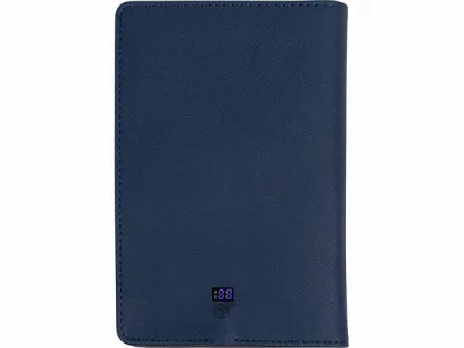 Органайзер с функцией беспроводной зарядки "Manner", 5000 mah, темно-синий (Р), фото 3