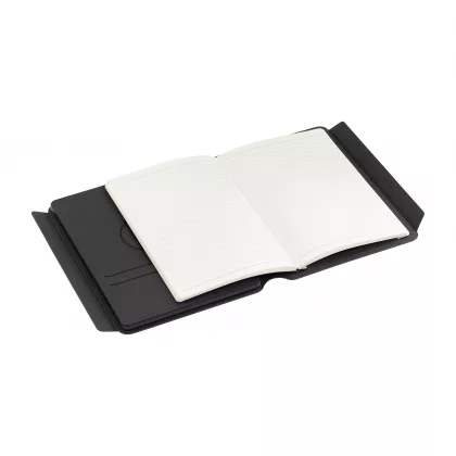 Папка А5 с беспроводным (10W) зарядным устройством 5000 mAh, с MagSafe и блокнотом, черный, фото 7
