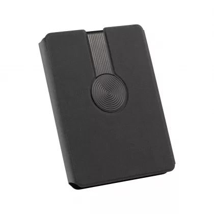 Папка А5 с беспроводным (10W) зарядным устройством 5000 mAh, с MagSafe и блокнотом, черный, фото 1