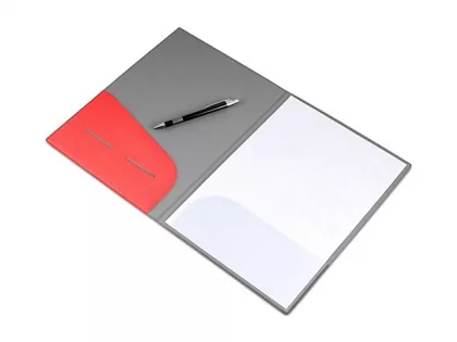 Папка классическая из экокожи "Фэйвор (Favor)", красный, фото 3