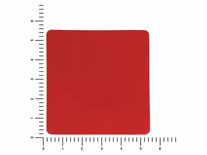 ПАТЧ КВАДРАТ soft-touch (красный) 5,5 х 5,5 см, фото 2