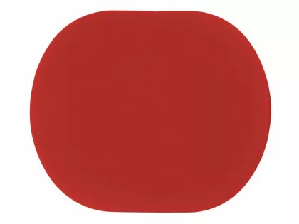 ПАТЧ ОВАЛ soft-touch (красный) 6,0 х 5,0 см, фото 1