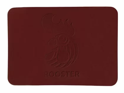 ПАТЧ ПРЯМОУГОЛНЫЙ soft-touch (коричневый ) 5,0 х 7,0 см, фото 4