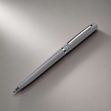 Пластиковая шариковая ручка "Navi Simple", серый