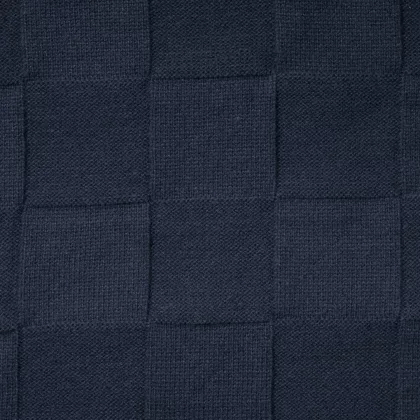 Плед Селла Софт (Cella Soft) вязаный, 160*90 см, синий, фото 3