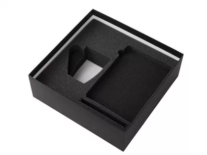 Подарочный набор c блокнотом C1, ручкой и кружкой, темно-синий, фото 3