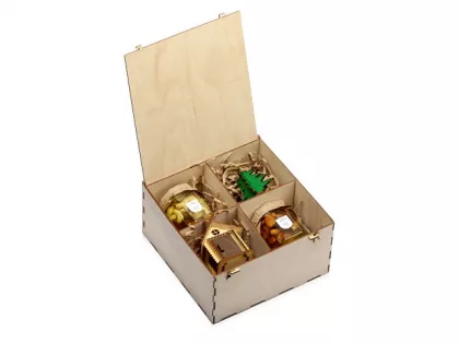 Подарочный набор «Decoration Deluxe» с двумя видами меда, фото 2