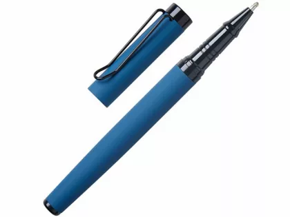 Подарочный набор из 2-х ручек "Black Lama" soft-touch, темно-синий, фото 4