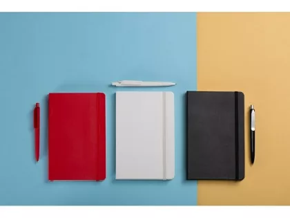 Подарочный набор Moleskine Indiana с блокнотом А5 Soft и ручкой, черный, фото 6