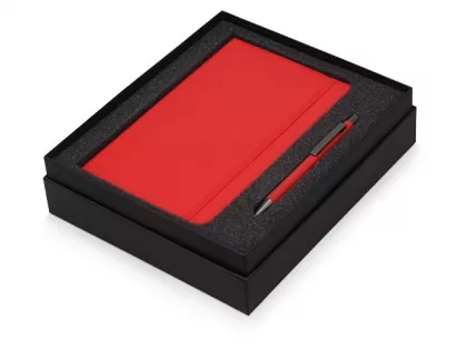 Подарочный набор Moleskine Van Gogh с блокнотом А5 Soft и ручкой, красный, фото 2