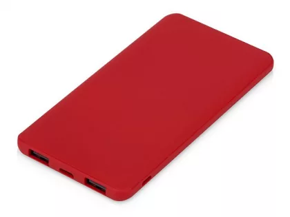 Подарочный набор с бутылкой для воды и повербанком С1, 5000 mAh, красный, фото 4